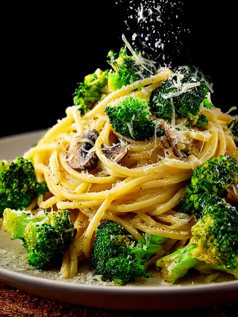parmesan broccoli pasta First Image