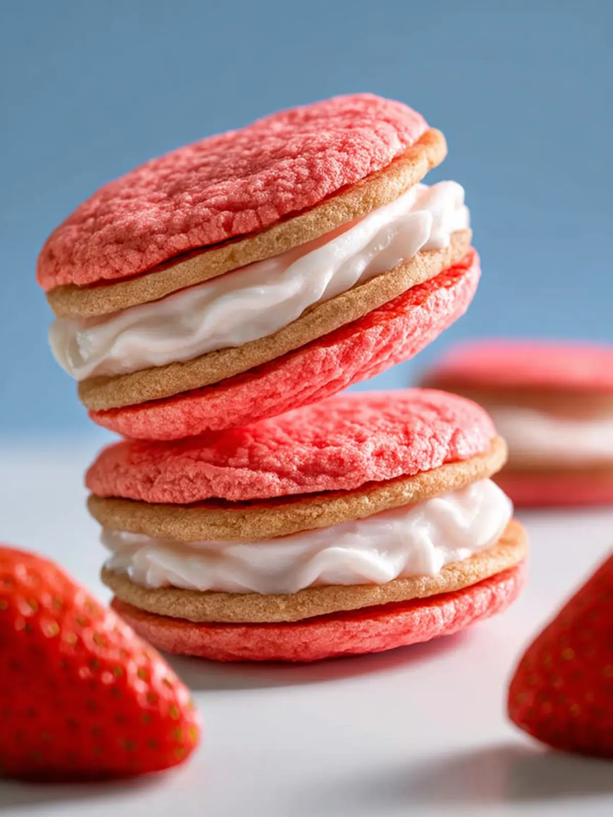 strawberry sandwich cookies First Image