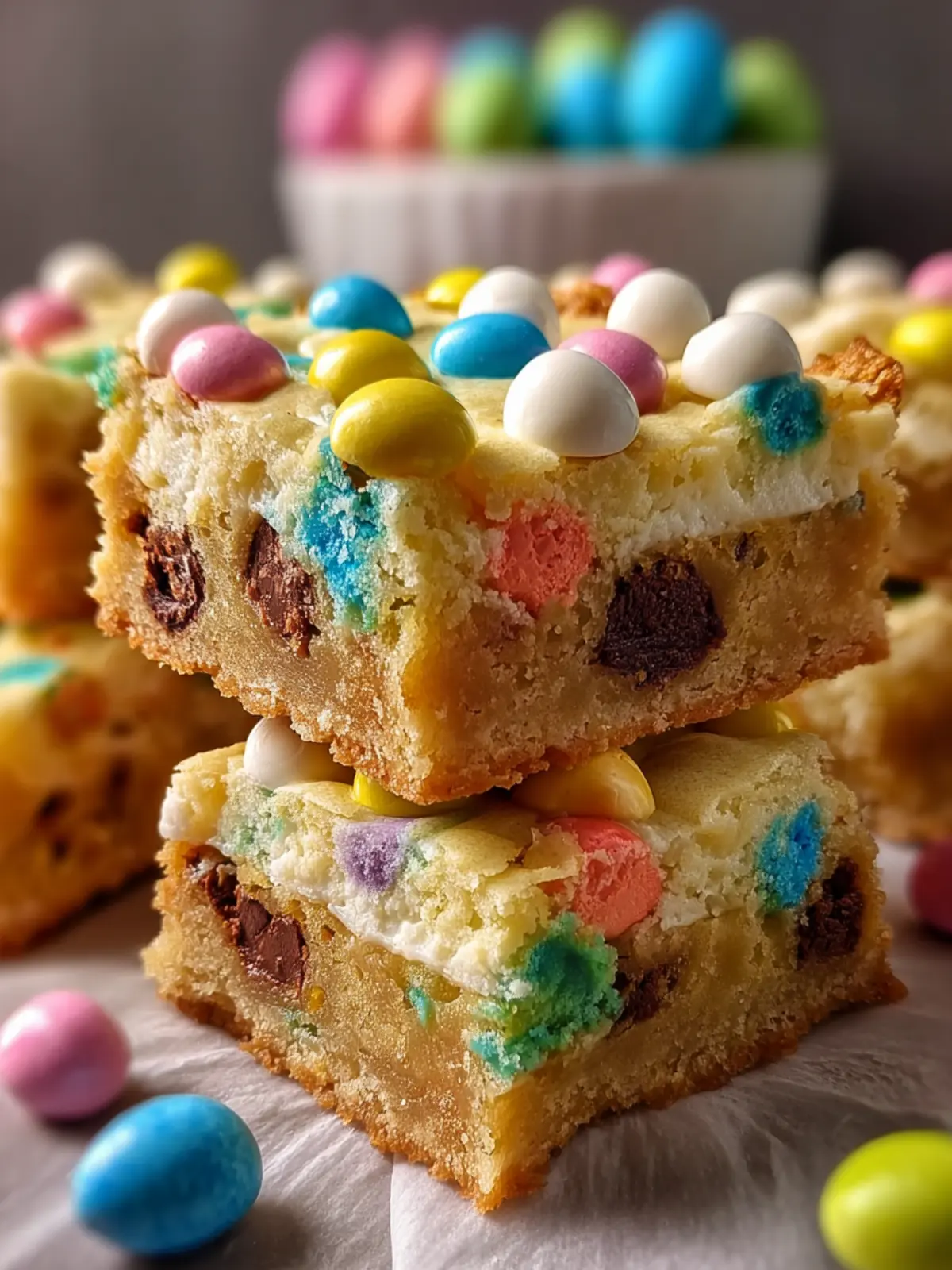 Easter Cake Mix Cookie Bars First Image