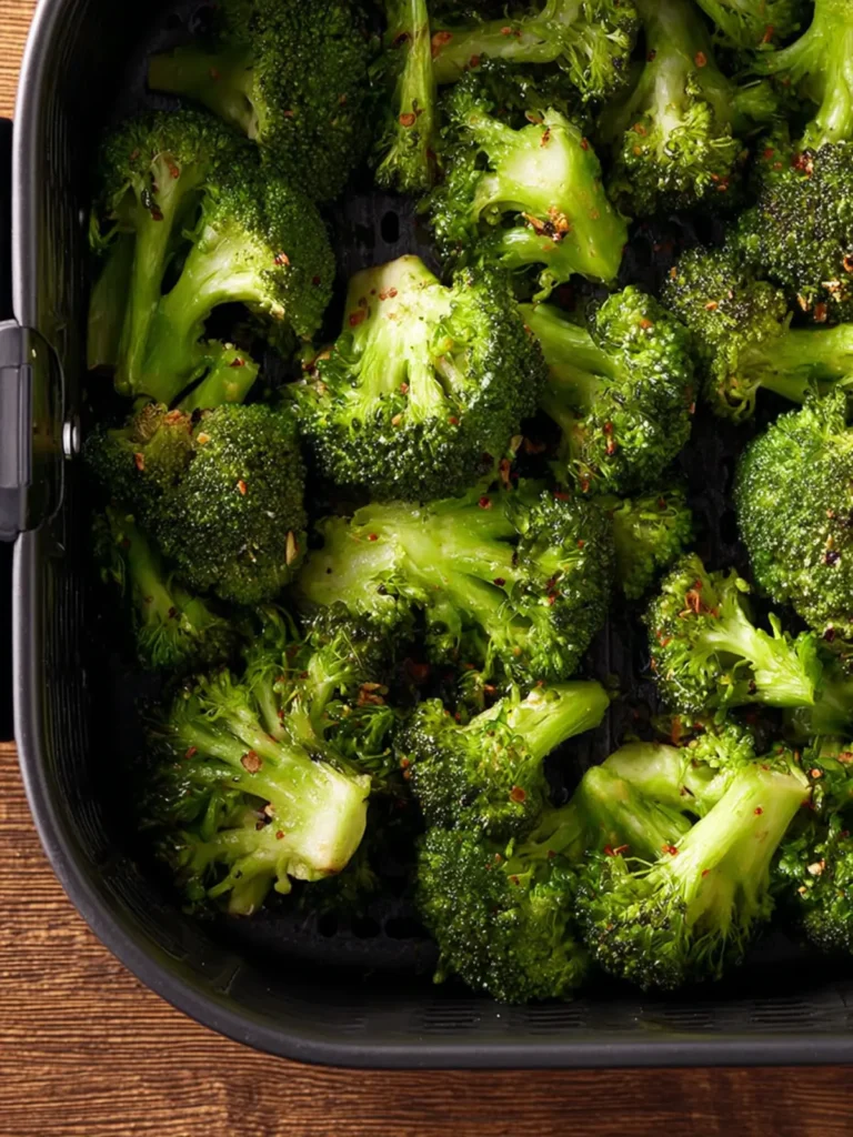 Easy Air Fryer Broccoli First Image