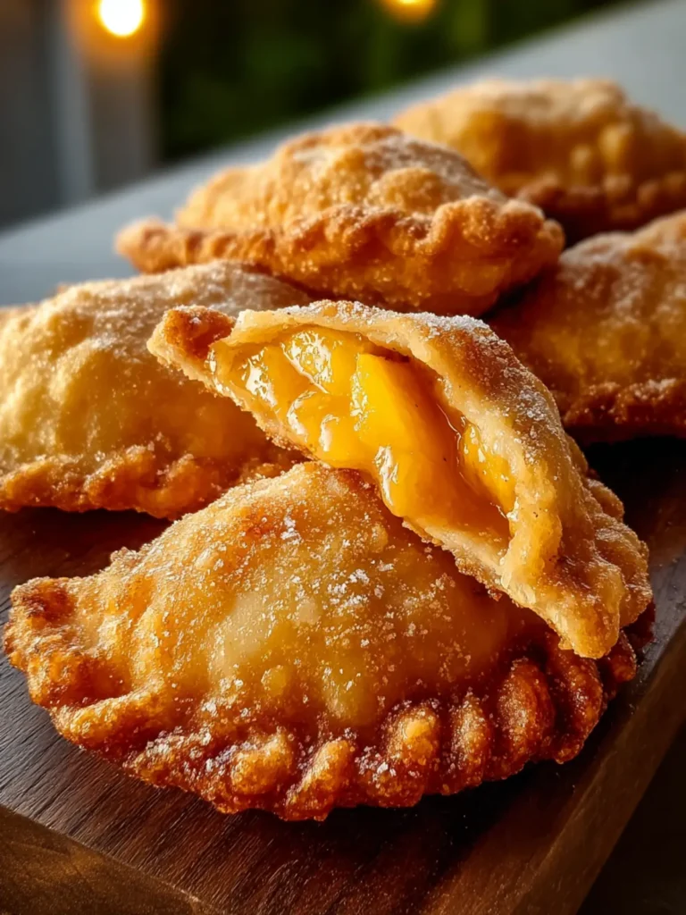 Golden Fried Peach Pies First Image