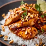High-Protein Peanut Butter Chicken First Image