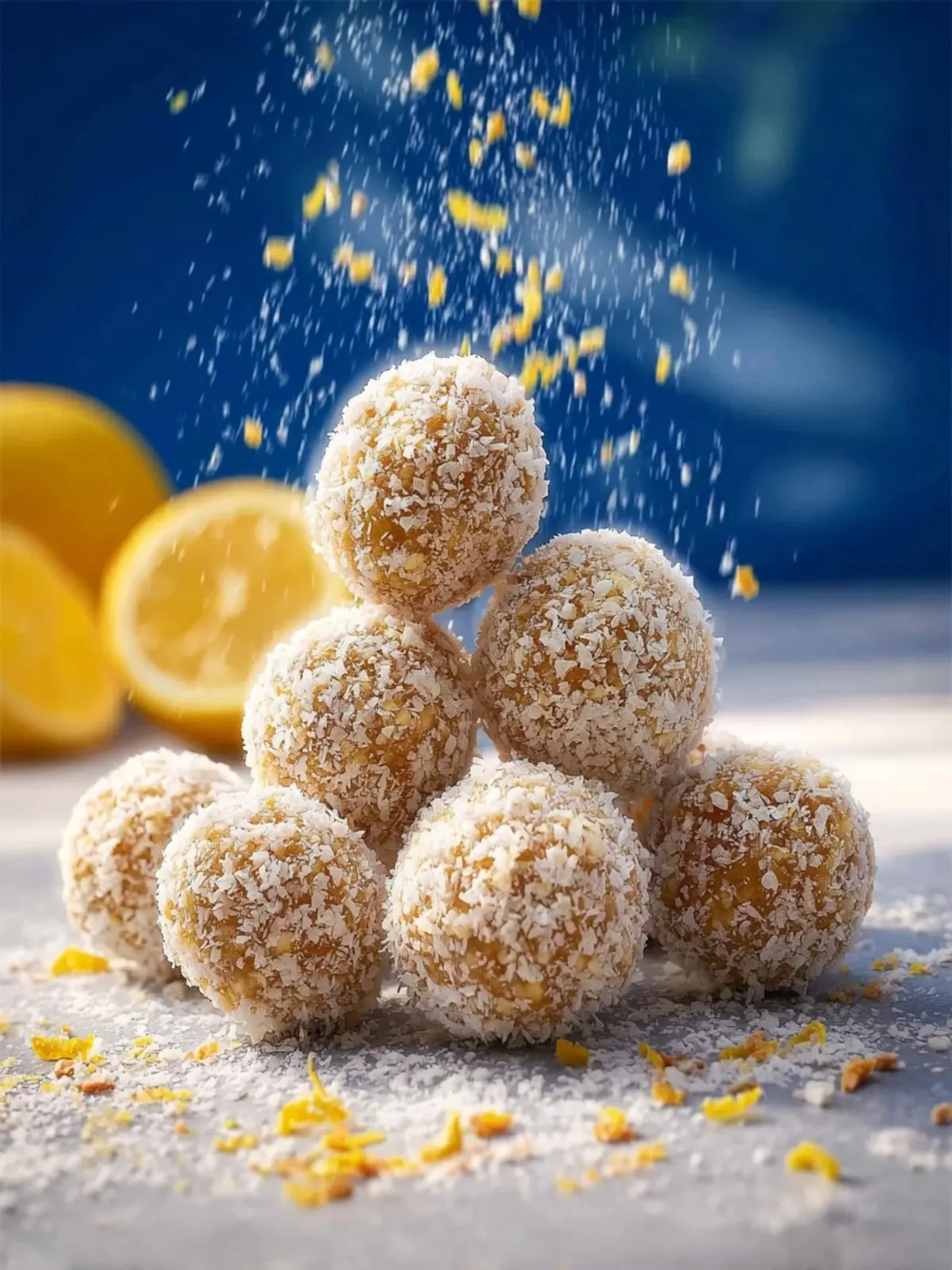 Lemon Energy Balls (No-Bake & Naturally Sweetened) First Image