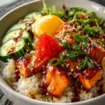 Spicy Salmon Rice Bowls First Image