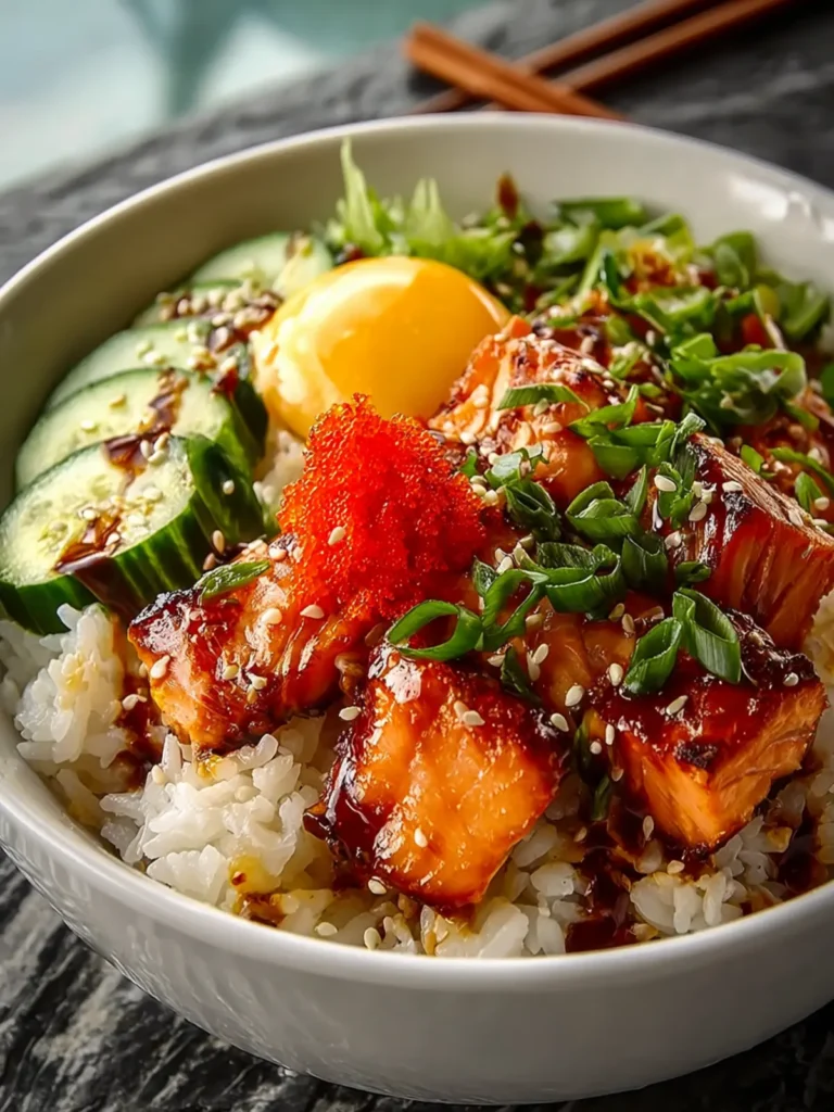 Spicy Salmon Rice Bowls First Image