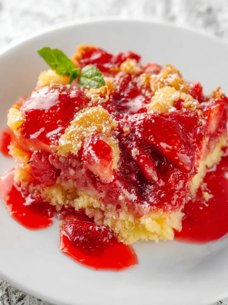 Strawberry Pineapple Dump Cake First Image