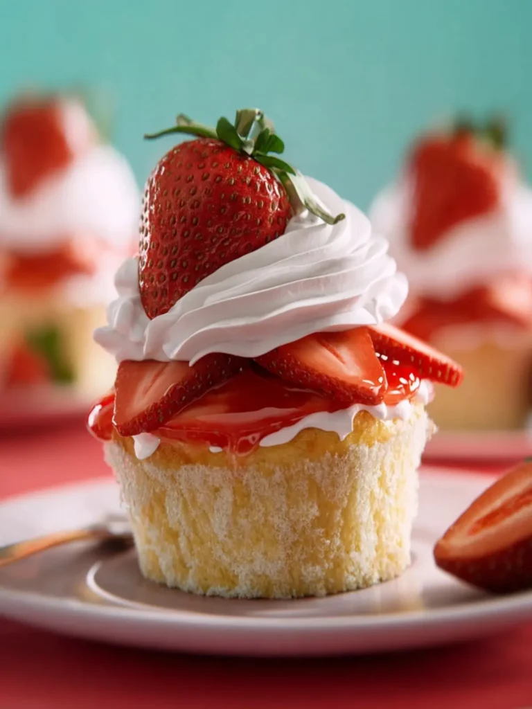Strawberry Shortcake Cupcakes First Image