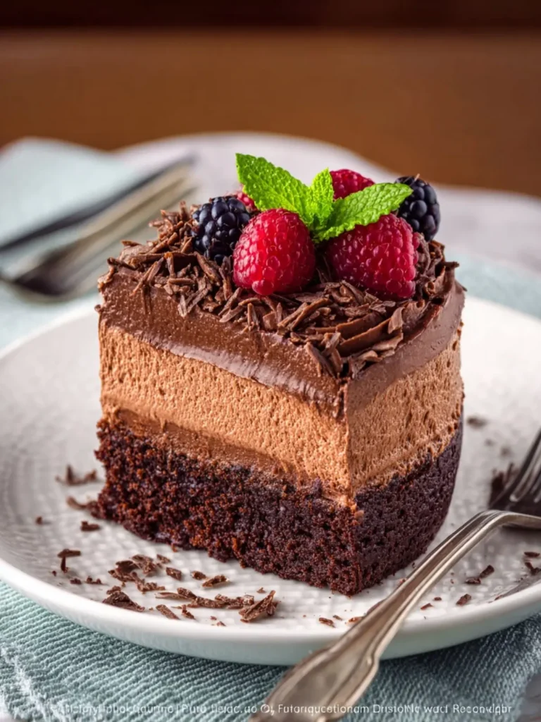 The Easiest Chocolate Mousse Cake First Image